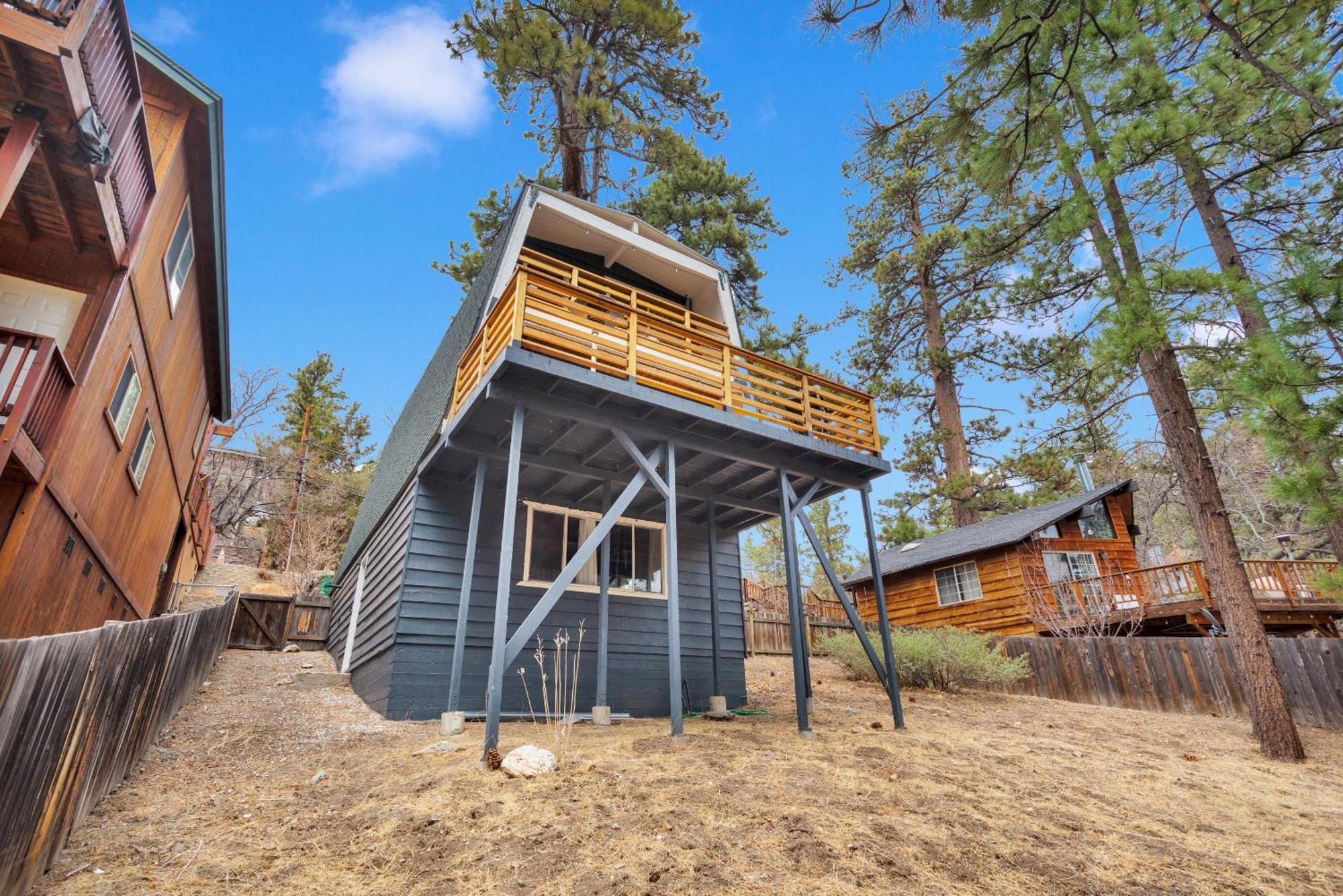 Cozy Crescent Tree Cabin Near Bear Mountain Big Bear Lake Bagian luar foto