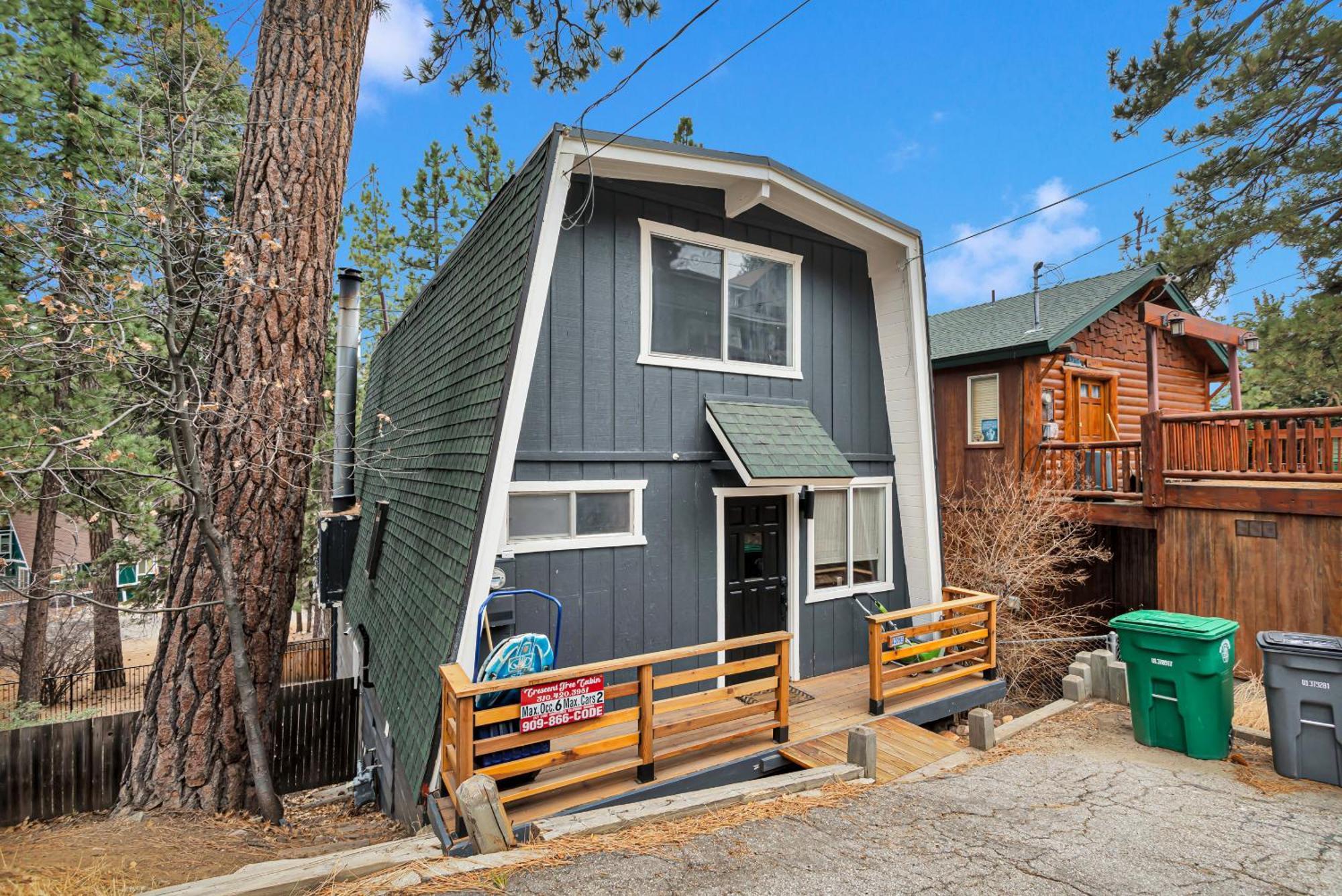 Cozy Crescent Tree Cabin Near Bear Mountain Big Bear Lake Bagian luar foto
