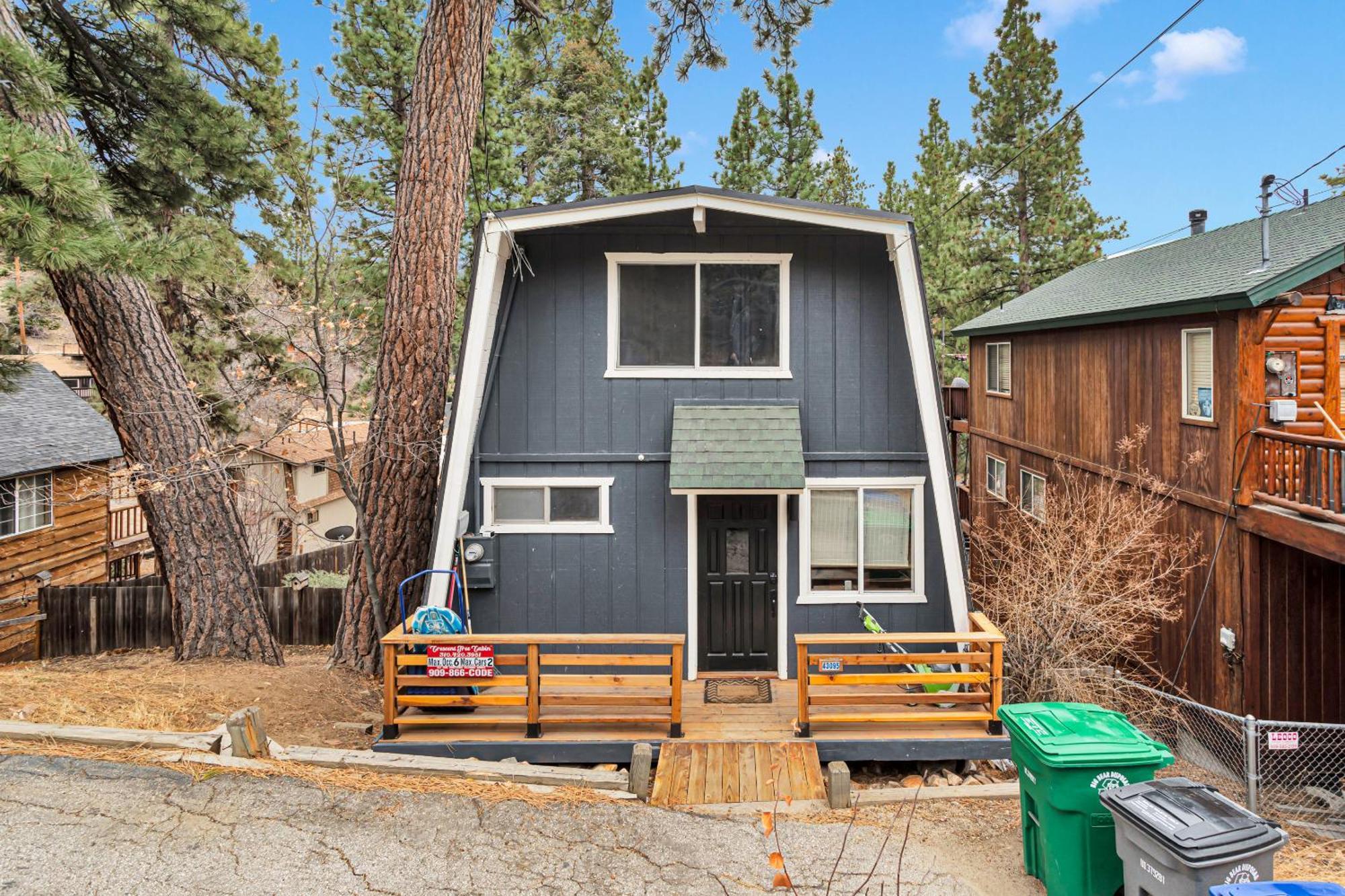 Cozy Crescent Tree Cabin Near Bear Mountain Big Bear Lake Bagian luar foto